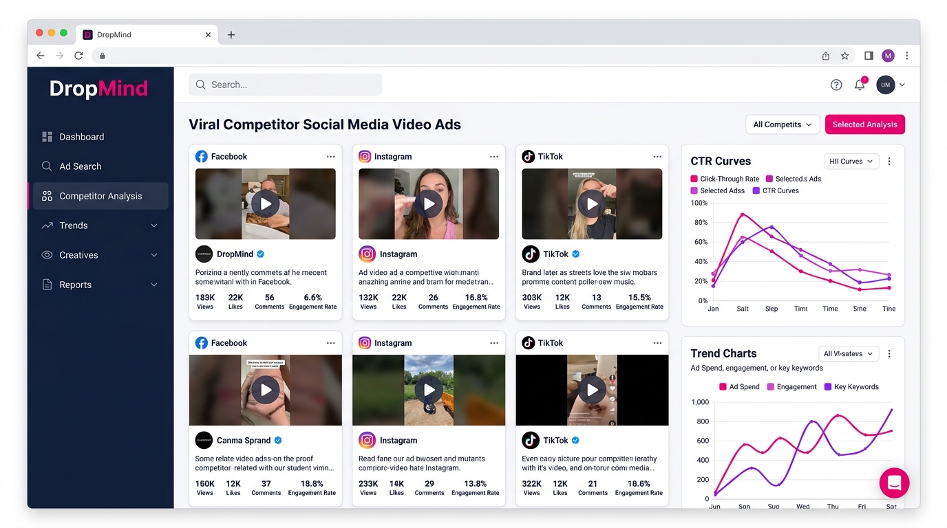 Ad Intelligence interface